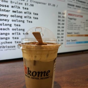 OKOME すし - Crème Brûlée coffee - Coffee & Tea Near Me - Fresno, California