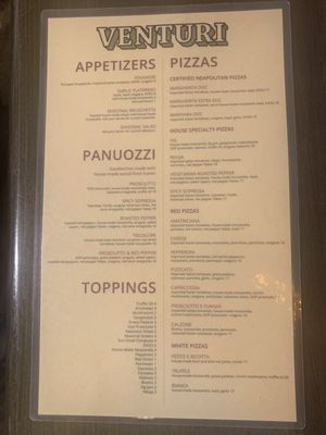 Menu photo 4 Venturi Goshen, IN
