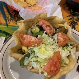 Vegetarian taco salad