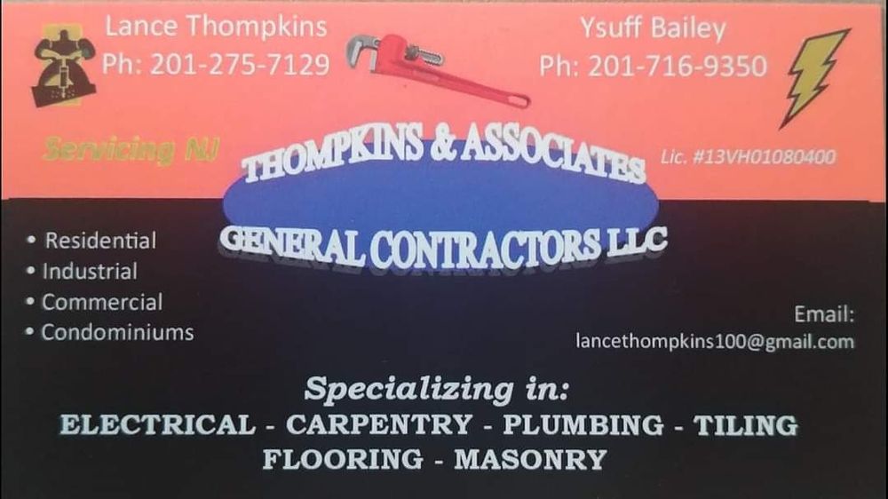 Slide of Thompkins & Associates General Contractors