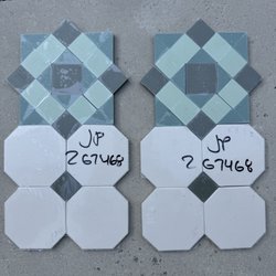 Heritage Tile - Crooked tiles in pattern sheets received from Heritage.