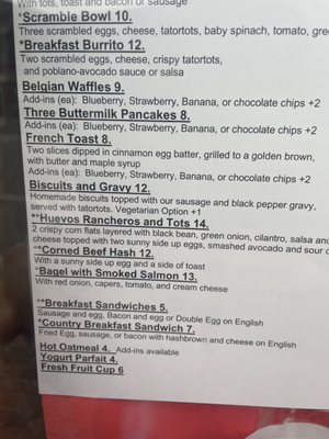 Menu photo 4 Main Streets Café Concord, MA