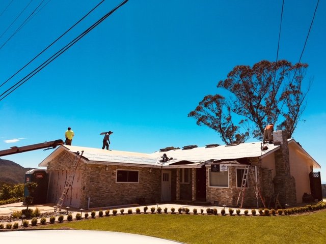 Slide of A L P Roofing