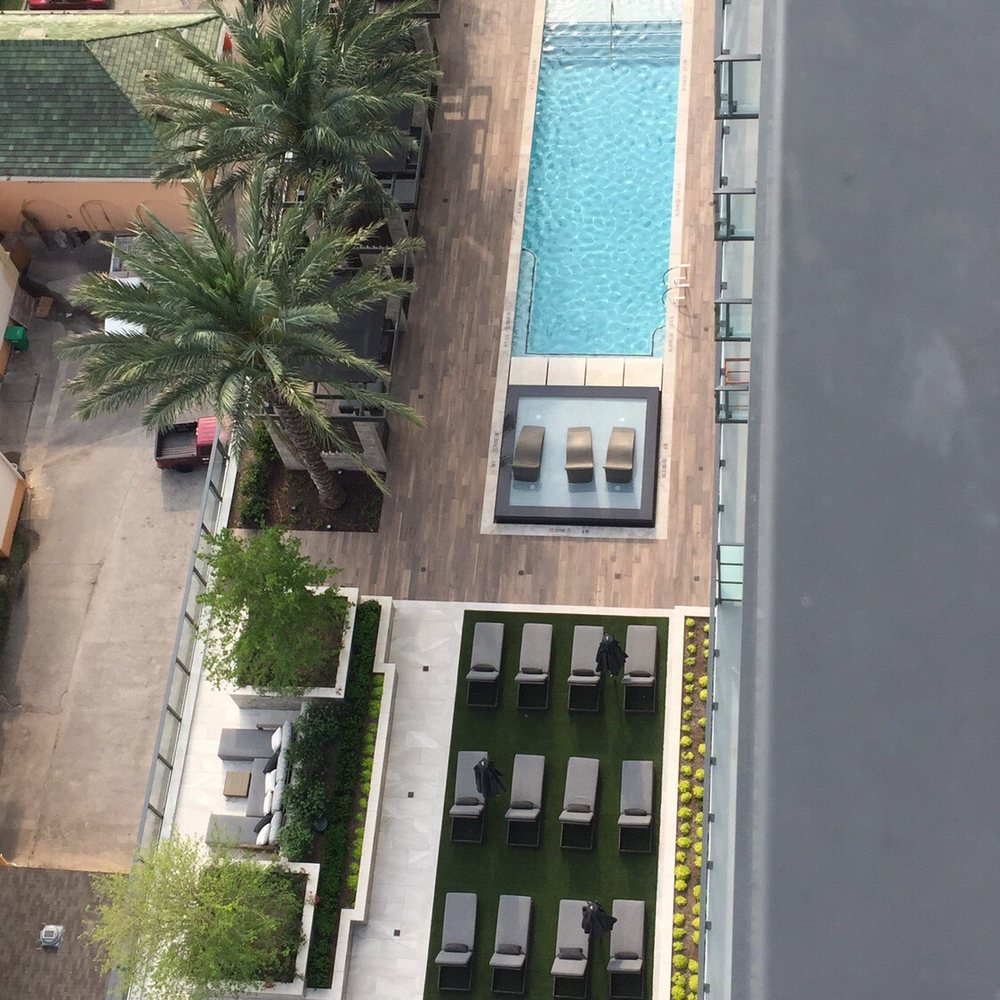 Hanover Montrose - View From my balcony the pool - Apartments Near Me - Houston, Texas Hanover Montrose - View From my balcony the pool - Apartments Near Me - Houston, Texas
