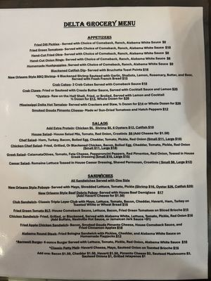Menu photo 1 Delta Grocery Restaurant and Bar Fairhope, AL