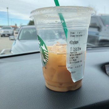 Starbucks - Note all the ice and how light it appears. - Coffee & Tea Near Me - Cedar Park, Texas Starbucks - Note all the ice and how light it appears. - Coffee & Tea Near Me - Cedar Park, Texas