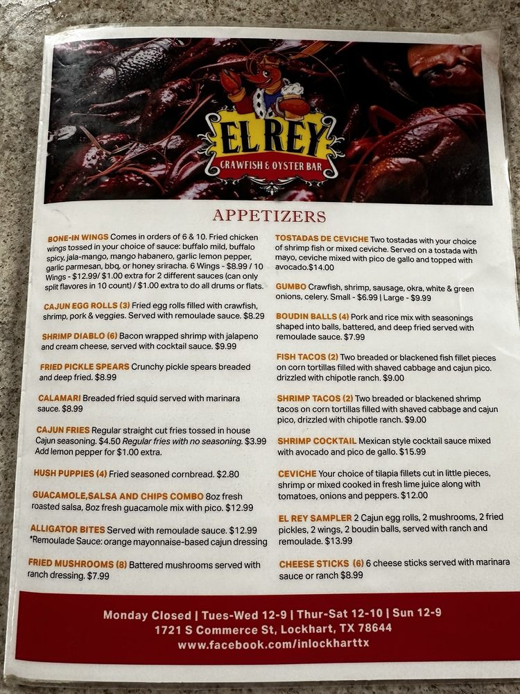 El Rey Crawfish & Oyster Bar