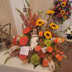 Akron Colonial Florists - Colonial Florist's arrangement for our dear friend who was a hunter.