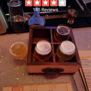 Austin Taco Project - Flight of beer. - Tapas/Small Plates Near Me - Austin, Texas Austin Taco Project - Flight of beer. - Tapas/Small Plates Near Me - Austin, Texas