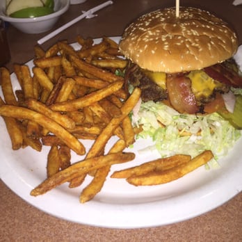 Denny's - Bacon Avocado Cheeseburger at Denny's, with a side of seasoned French fries. Delicious! - American Near Me - Palmdale, California Denny's - Bacon Avocado Cheeseburger at Denny's, with a side of seasoned French fries. Delicious! - American Near Me - Palmdale, California