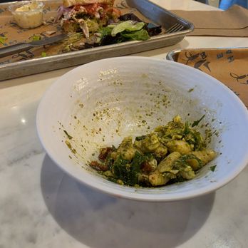 Mendocino Farms - Basil pesto shells - Salad Near Me - Sherman Oaks, California Mendocino Farms - Basil pesto shells - Salad Near Me - Sherman Oaks, California
