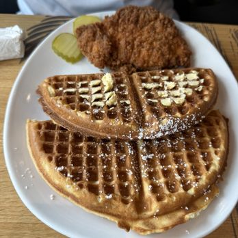 Chick-fil-A - Spicy Chicken and Waffles - Fast Food Near Me - Woodstock, Georgia