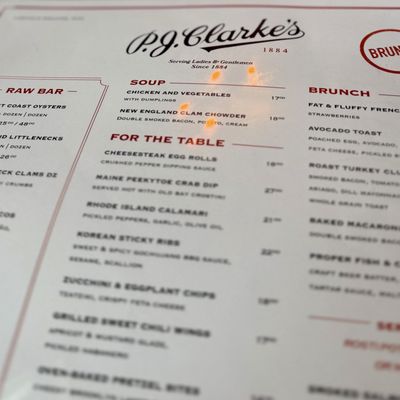 Menu photo 1 P.J. Clarke's New York, NY Menu photo 1 P.J. Clarke's New York, NY