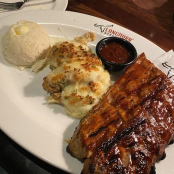 LongHorn Steakhouse - Parmesan Crusted Chicken Baby Back Ribs - Steakhouses Near Me - Danbury, Connecticut