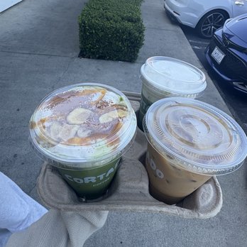 Cortado Coffee - Matcha banana cloud, cookie butter latte, and matcha einspanner - Coffee & Tea Near Me - Garden Grove, California Cortado Coffee - Matcha banana cloud, cookie butter latte, and matcha einspanner - Coffee & Tea Near Me - Garden Grove, California