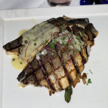 Sea Salt - Deboned Whole Branzino ($65) - flavorless and burned - Seafood Near Me - Naples, Florida