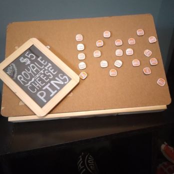 Royale with Cheese - a chalkboard and a tablet - Burgers Near Me - Michigan City, Indiana