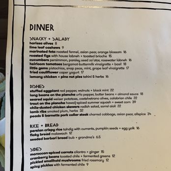 Kismet - Menu - Mediterranean Near Me - Los Angeles, California Kismet - Menu - Mediterranean Near Me - Los Angeles, California