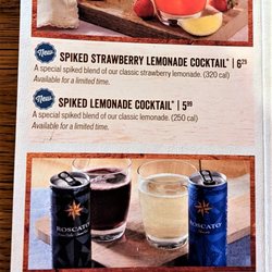 This is their Sips Snacks 'N Sweets Menu for drinks (page 1 of 3).  Menu Updated in February 2023.  Photo taken February 26, 2023.