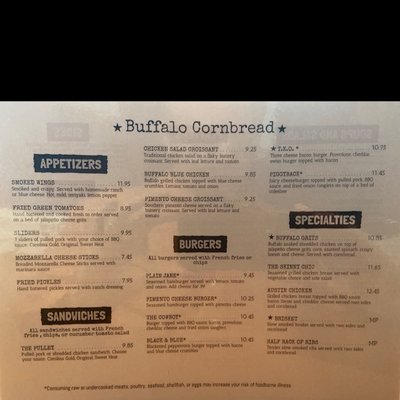 Menu photo 4 Buffalo Cornbread Piedmont, SC Menu photo 4 Buffalo Cornbread Piedmont, SC