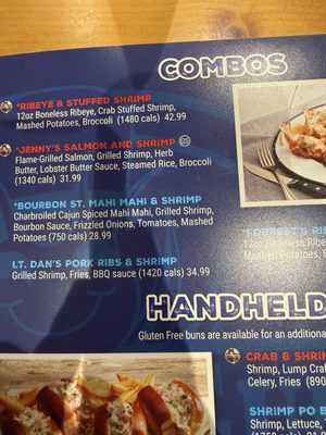Menu photo 2 Bubba Gump Shrimp San Francisco, CA Menu photo 2 Bubba Gump Shrimp San Francisco, CA