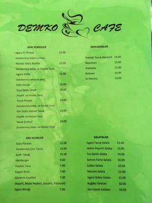 Menu photo 2 Demko Cafe İstanbul, 34