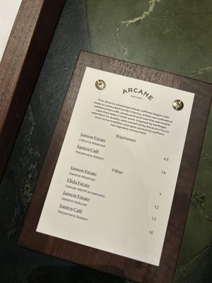Arcane Estate Coffee by null