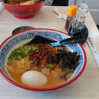 Blackbeard Ramen - Regular size Spicy Tonkatsu ramen $11 - good. Tea egg $1.50 extra - Ramen Near Me - Cliffside Park, New Jersey Blackbeard Ramen - Regular size Spicy Tonkatsu ramen $11 - good. Tea egg $1.50 extra - Ramen Near Me - Cliffside Park, New Jersey