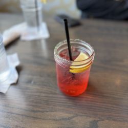 Strawberry lemonade mimosa