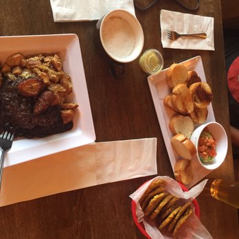 Havana Kitchen - Tostones, chicken mojo bowl, and toast with avocado salad. - Cuban Near Me - Temecula, California Havana Kitchen - Tostones, chicken mojo bowl, and toast with avocado salad. - Cuban Near Me - Temecula, California