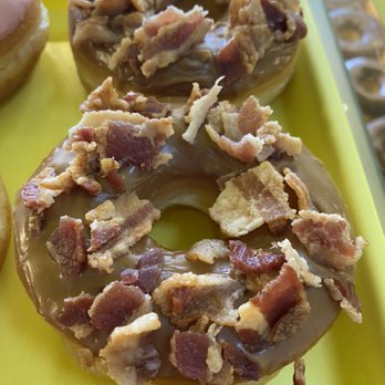 Donuts - Maple bacon for breakfast ^^ - Donuts Near Me - Denton, Texas