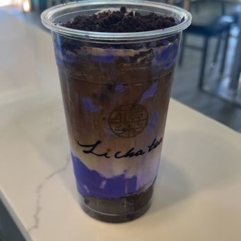 Li Cha Tea - Dirty ube cookies &cream - Juice Bars & Smoothies Near Me - Livermore, California Li Cha Tea - Dirty ube cookies &cream - Juice Bars & Smoothies Near Me - Livermore, California