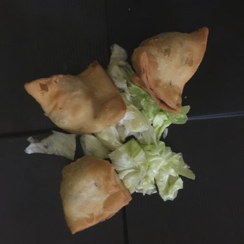 The India Cafe - Veggie Samosas Stuffed with Potatoes, Green Peas, Herbs and Spices! - Indian Near Me - Costa Mesa, California The India Cafe - Veggie Samosas Stuffed with Potatoes, Green Peas, Herbs and Spices! - Indian Near Me - Costa Mesa, California