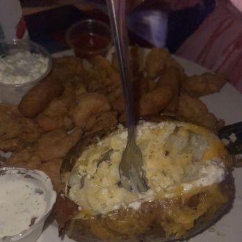 Seawitch - fried shrimp and baked potato - With Cheese & Bacon - Venues & Event Spaces Near Me - Carolina Beach, North Carolina Seawitch - fried shrimp and baked potato - With Cheese & Bacon - Venues & Event Spaces Near Me - Carolina Beach, North Carolina