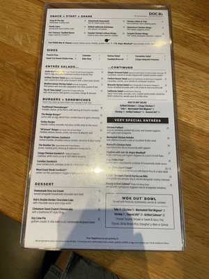 Menu photo 4 Doc B's Restaurant + Bar Fort Worth, TX