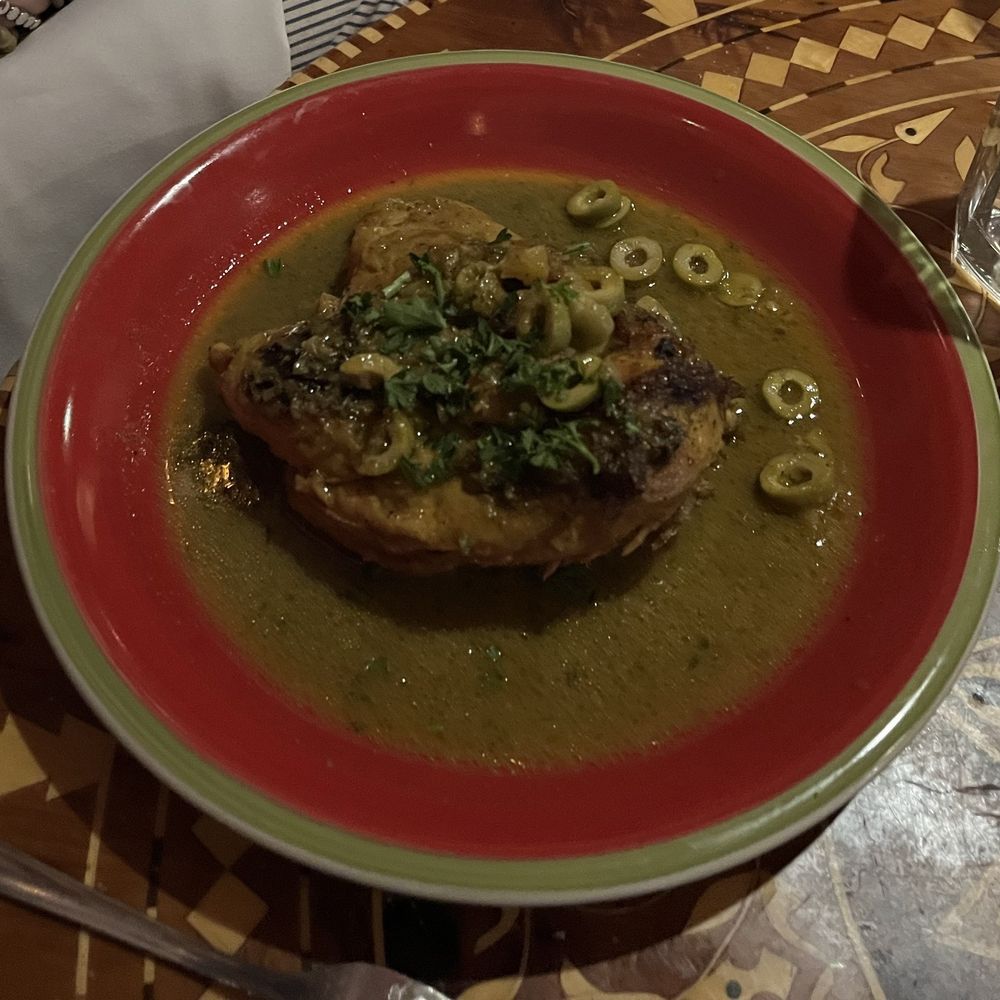 Marrakesh Restaurant - Tagine of Chicken Lemon and Olives a la Carte - Moroccan Near Me - Portland, Oregon