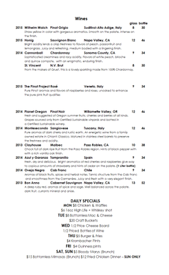 Menu photo 7 The Reservoir Chicago, IL