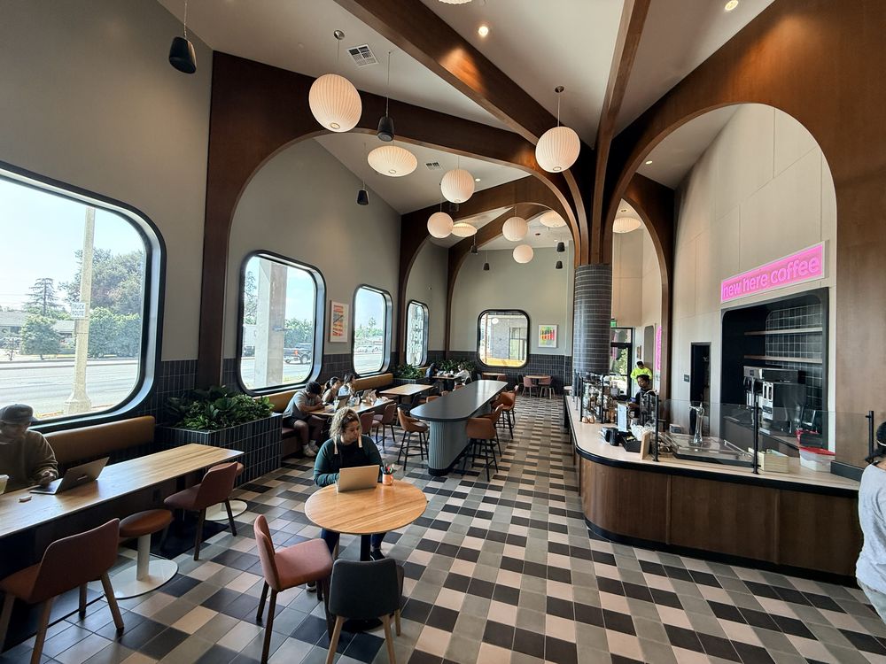 Social spots from New Here Coffee