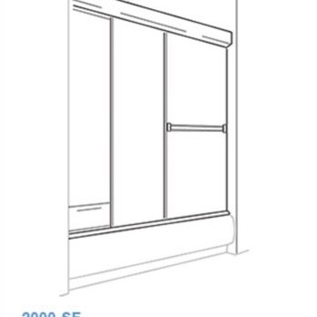 Century Shower Door - Model on website - Glass & Mirrors Near Me - Torrance, California