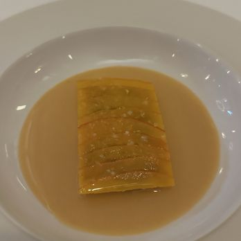 Eleven Madison Park - Red kuri squash confit with lemongrass and Thai chili - New American Near Me - New York, New York Eleven Madison Park - Red kuri squash confit with lemongrass and Thai chili - New American Near Me - New York, New York
