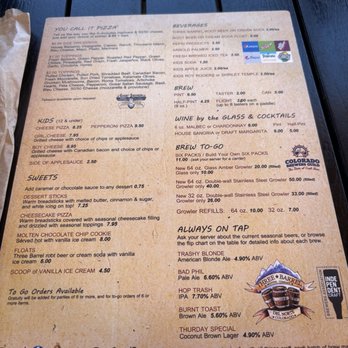 Three Barrel Brewing Company - Pizza Near Me - Del Norte, Colorado