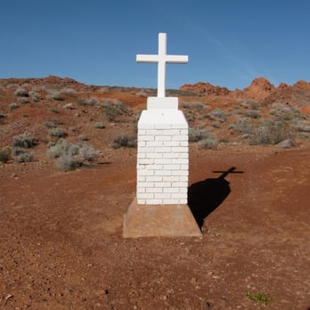 Charlie's Spring - The Clark Monument near the trailhead. - Hiking Near Me - Overton, Nevada