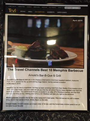 Menu photo 7 Arnolds BAR-B-QUE & Grill Memphis, TN