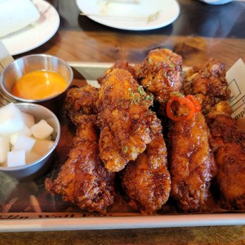 Spoonsticks - Garlic and spicy wings - Korean Near Me - Massapequa, New York Spoonsticks - Garlic and spicy wings - Korean Near Me - Massapequa, New York