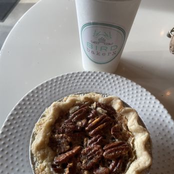 Bird Bakery - Mini Southern Pecan Pie and hot tea - Desserts Near Me - San Antonio, Texas Bird Bakery - Mini Southern Pecan Pie and hot tea - Desserts Near Me - San Antonio, Texas