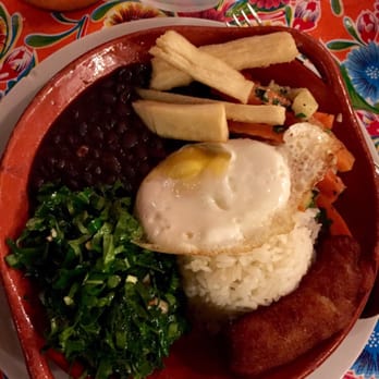Miss Favela - Vegetarian Plate with a fried egg - Brazilian Near Me - Brooklyn, New York