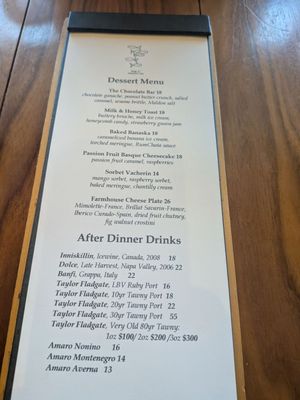 Menu photo 1 the C restaurant + bar Monterey, CA Menu photo 1 the C restaurant + bar Monterey, CA