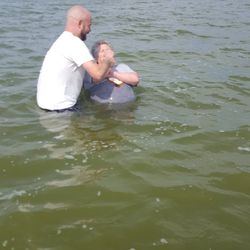 Calvary Chapel Mason City - Baptism in Clear Lake