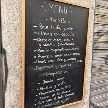 Pez Tortilla - Menu - Spanish Near Me - Madrid, M