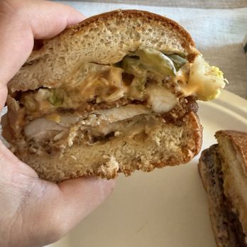 Corridor 18 - Miso chicken sandwich. Tastes better than it looks in this picture - Kosher Near Me - Los Angeles, California